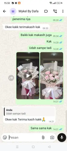 Testimonial Buket Bunga pekanbaru